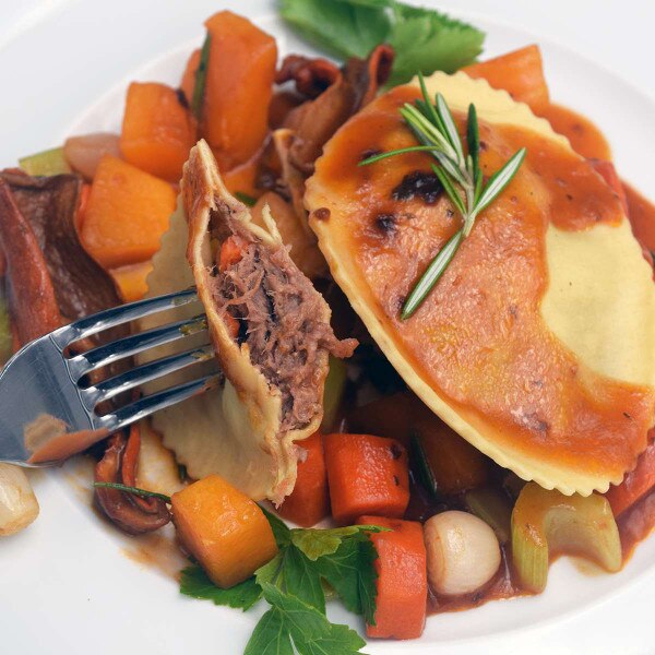 Braised Beef Short Rib Ravioli